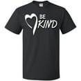 thumbnail image 3 of Inktastic Be Kind with Heart Ribbon in White Text T-Shirt, 3 of 5