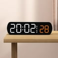 thumbnail image 3 of Qonioi Multifunctional LED Alarm Clock, Electronic Clock Temperature Humidity Display, Bedside Digital Clock, Jump Seconds Countdown Timer, 3 of 4