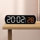 thumbnail image 2 of Reloj despertador LED multifuncional, naranja, 2 of 4