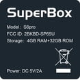 thumbnail image 4 of 4G+32G Superbox S6 Pro 2025 Fully Loaded with Voice Control, Parental Controls & Time Shift, Super Box S6pro with Android 12, 6K HDMI, Bluetooth 5.2, 4 of 9