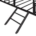 thumbnail image 4 of Bellemave Full House Bed with Rails, Metal Cabin Bed Frame with Ladder, Playhouse Bed for Teens (Full Size, Black), 4 of 10