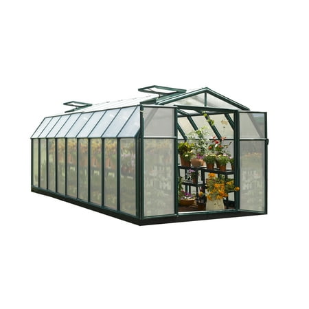 Rion Hobby Gardener 2 Twin-Wall Greenhouse, 8' x