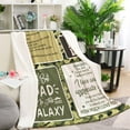 thumbnail image 3 of Gifts for Him Husband Boyfriend Throw Blanket, I Love You for Husband Boyfriend Birthday Gifts Ideas, Valentines Wedding for Him, to My Man Soft Blanket 60"x 50", 3 of 5