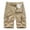 Khaki, variant on IROINNID Cargo Shorts for Men Plus Size Cargo Shorts Multi-Pockets Relaxed Summer Beach Shorts Pants,Olive Green