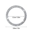 thumbnail image 2 of Rhinestone Push To Start Button Cover Bling for Car Interior Decoration Women Girls, 2 of 3