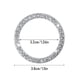 thumbnail image 3 of Rhinestone Push To Start Button Cover Bling para la decoración interior del coche Mujeres Niñas, 3 of 3