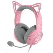 Razer Kraken Kitty V2 Wired Headset for PC, Stream Reactive RGB Lighting, 325 g, Quartz Pink