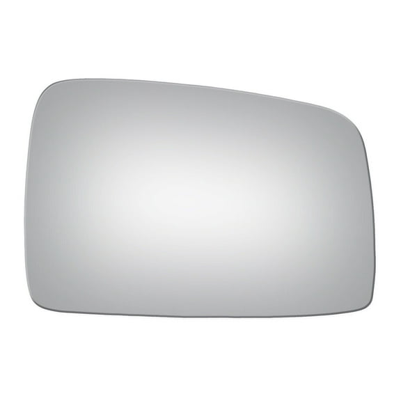 Convex Passenger Side Replacement Mirror Glass for 2005-2010 Kia Sportage W/O Baking Plate