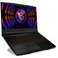 thumbnail image 3 of MSI GF63 12VE-066US Gaming Laptop (Intel i7-12650H 10-Core, 15.6in 144 Hz Full HD (1920x1080), GeForce RTX 4050, 32GB RAM, 1TB PCIe SSD + 2TB  HDD, Win 10 Pro) with DV4K Dock, 3 of 7