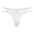 thumbnail image 4 of Women's Thongs Underwear Fashion Cute Lace High-Waist Seamless Trendy V-Shape Underpants Breathable Lightweight Soft Briefs, 4 of 5