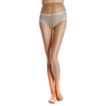

US 3~6 Pairs Sheer Tights Silky Stockings Ultra Thin Glossy High Waist Pantyhose