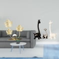 thumbnail image 2 of Estatua de figura,Estatuas de hojas y flores de metal,esculturas decorativas,Figuras decorativas para el hogar,para estante,mesa o vitrina.,Estatua de ciervo alce,Estatua de jirafa de, 2 of 8