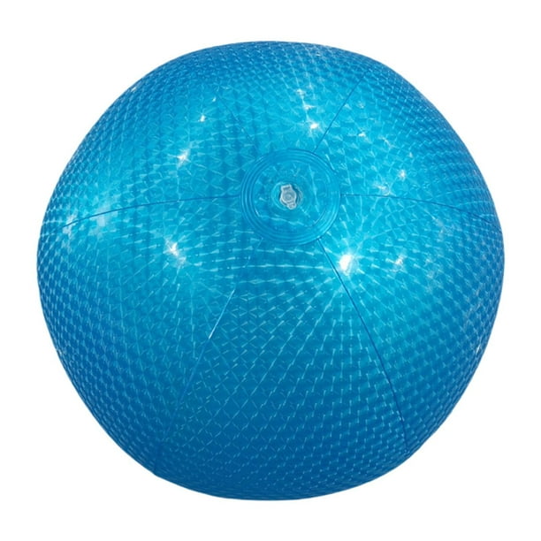 Pelota de playa inflable de 40 cm, fácil de inflar, juguete creativo para niños. Azul