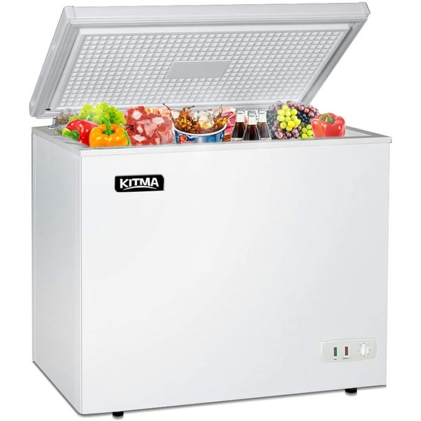 Top Chest Freezer Commercial 7 Cu Ft Deep Ice Cream Freezer Freezer With Adjustable Thermostat Rollers Solid Doors Walmart Com Walmart Com
