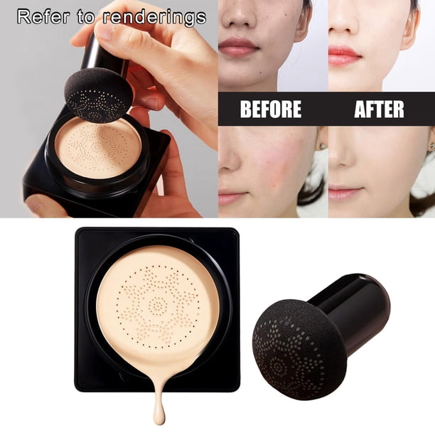 20G BB Foundation Brighten Cosméticos faciales impermeables para círculos oscuros Base de maquillaje de larga duración Fácil de aplicar con - blanco Baoblaze Corrector facial de maquillaje