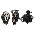 thumbnail image 3 of Paquete de 3 ambientadores para coche con clip para ventilación, aromaterapia para decoración interior de coche, con diseño de esqueleto fantasma de Halloween., 3 of 13