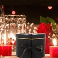 thumbnail image 4 of AURARMLET Heart Shaped Flower Box Black Durable Wrapping Box for Valentine's Day, 4 of 7