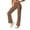 Brown, variant on Stamzod Flare Pants for Women Fashion Polka Dots Printed High Waisted Leggings Loose Fit Stretchy Yoga Pants