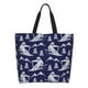 thumbnail image 1 of Balery Abstract Skiing Bolsa Tote Estilo Estético con Cremalleras, Bolsa de Hombro, Bolsa de Compras Grande y Plegable, 1 of 8