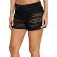thumbnail image 1 of Pantalones cortos de encaje Negro Wosthever traje de baño lavable Sexy ropa de playa S, 1 of 6