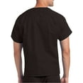 thumbnail image 3 of Landau Unisex Reversible Dolman Sleeve V-Neck Scrub Top, Style 7502, 3 of 5