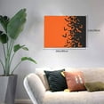 thumbnail image 2 of Balery Halloween Bats Pattern Canvas Decorative Picture – 30x40in Premium Wall Art, Modern Canvas Print for Home Decor（Horizontal）, 2 of 6
