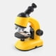 thumbnail image 4 of Microscopio giratorio para estudiantes, laboratorio escolar, tiempos de aumento 1200X, microscopios LED, lupa de plástico, herramienta científica, amarillo Jumpingount FN000793-01B, 4 of 7