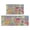 Bohemian Geometric Patterns-2, variant on Bohemian Geometric Patterns Retro Kitchen Rugs and Mats Sets Of 2, Funny Kitchen Decoration Rubber Backing Non-Slip Absorbent Mats for Sink Waterproof Runner Rug for Laundry Room 17x30 17x48inch