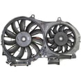 thumbnail image 2 of Dual Cooling Fan Assembly Compatible with 2002-2008 Audi A4 Cabriolet 3.0L (03-05) Quattro Avant 3.0L (02-05) Quattro Base 3.2L (06-08) Avant (04) Base (02-05) 8E0121207J V6 AU3115108, 2 of 6