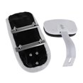 thumbnail image 4 of Cojín de asiento trasero de bicicleta Zulema ciclismo PU respaldo Blanco negro, 4 of 8