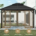 Gazebo Replacement Mosquito Netting MMF7 Outdoor Universal Gazebo