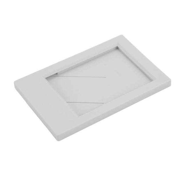 Cadre Photo sur Pied, Cadre Photo Classique Décoratif en ABS PP Rectangulaire Compact pour Photos de 3 Po Gris