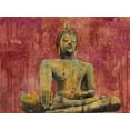 thumbnail image 2 of Moschetta, Dario 24x19 Gold Ornate Wood Framed with Double Matting Museum Art Print Titled - Golden Buddha, 2 of 4