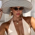 thumbnail image 3 of Retro Oval Sunglasses for Women, Trendy UV400 Protection, 3 of 4