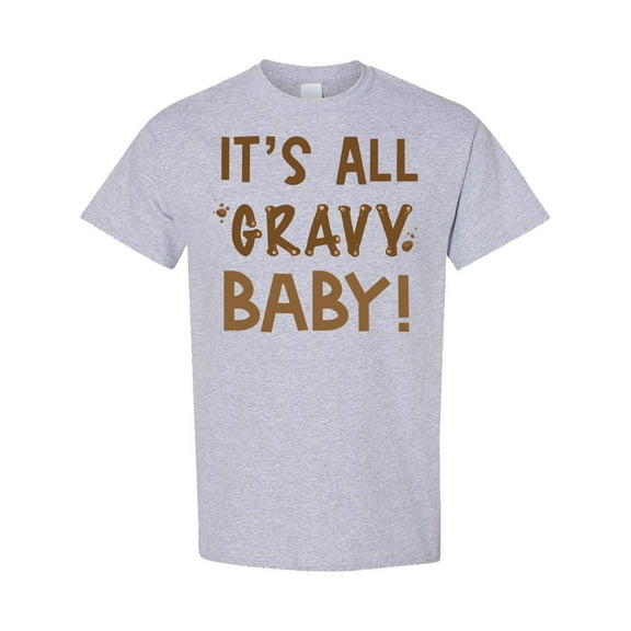 Inktastic Thanksgiving It's All Gravy Baby T-Shirt