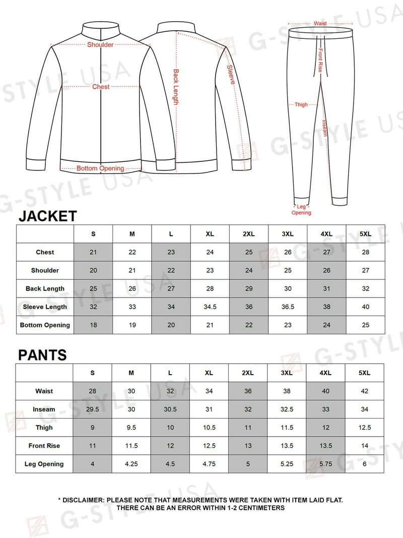 Men's G Track Suits 2 Piece Sweatsuit Set ST575 - Green - 4X-Large