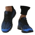 thumbnail image 3 of XIMIN Men's Mesh Slip-On Walking Safety Shoes Lightweight Training Workout Athletic Gym Footwear Warehouse Industry Work Sneakers Platform Tennis Running Sneakers, 3 of 8