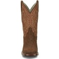 thumbnail image 4 of Justin Boots Mens King Full Quill Ostrich Embroidered Wide Square Toe Pull, 4 of 6
