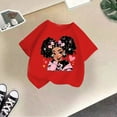 thumbnail image 5 of oqasdz Girls T Shirts Baby Kids Summer Round Neck Cartoon Prints Cute Casual Loose Short Sleeved T Shirt, Size 4-6 Years, 5 of 5