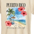 thumbnail image 3 of Instant Message - Puerto Rico Beach Short Sleeve Graphic T-Shirt, 3 of 6