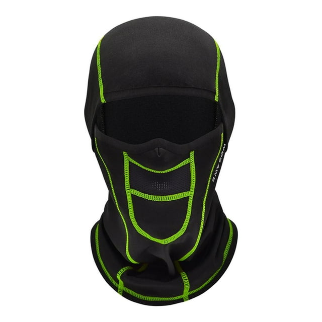 Ciclismo motocicleta cabeza bufanda cuello calentador cara máscara esquí pasamontañas para mujeres y Verde Zulema Calentador de cuello pasamontañas