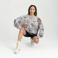 thumbnail image 4 of Women's Gameday Couture Gray Florida State Seminoles Always on Repeat Fleece Sweatshirt, 4 of 4
