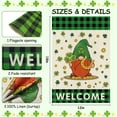 thumbnail image 4 of Welcome St Patricks Day Garden Flag 12x18 Inch, Happy St Patrick''s Day Outdoor Ornament for Patio Porch, Double Sided Lucky Garden Decor for Outside, St Patricks Day Decorations, 4 of 6