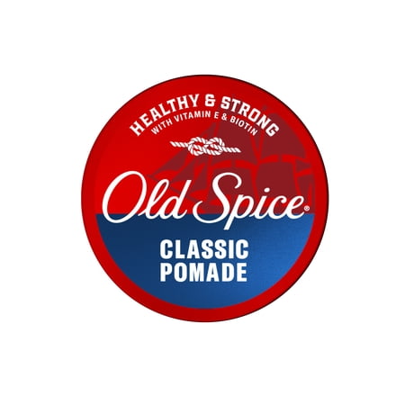 Old Spice Classic Pomade for Men Healthy and Strong with Vitamin E and Biotin Men s Hair Styling Pomade Medium Hold Matte Finish 2.22 oz
