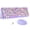 Candy-purple, variant on Wireless Keyboard and Mouse Combo, Colorful Ergonomic Full Size Retro Low-Noise Keyboard with Cute keycaps, Compatible with Windows, PC, Perfer for Home and Office Keyboards (Yellow)