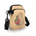 thumbnail image 3 of HELLHERO Strawberry-Hug-Capybara Adjustable Crossbody Bag with Adjustable Strap Polyester Adult 4.33"x1.97"x7.09" for Outdoor Holiday Travel, 3 of 7