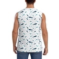 thumbnail image 4 of Daiia Party Shark Cute Printed Men's Tank Tops,Casual Soft Sleeveless Gym Muscle Shirts Bodybuilding Tee-XX-Large, 4 of 8