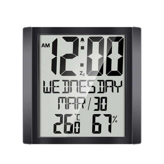 Temperature and Humidity Meter Alarm Clock Digital Electronic Clock