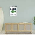 thumbnail image 2 of Stupell Industries Lake Life Weathered Fish Shapes Pattern Motif Framed Wall Art, 24 x 30, Design by Jadei Graphics, 2 of 5