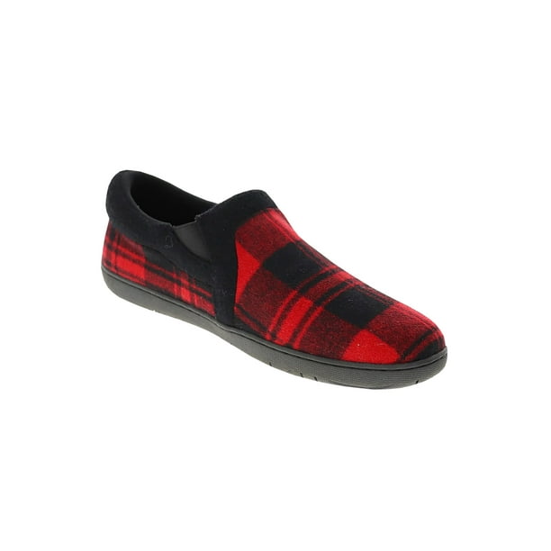 buffalo plaid slip ons